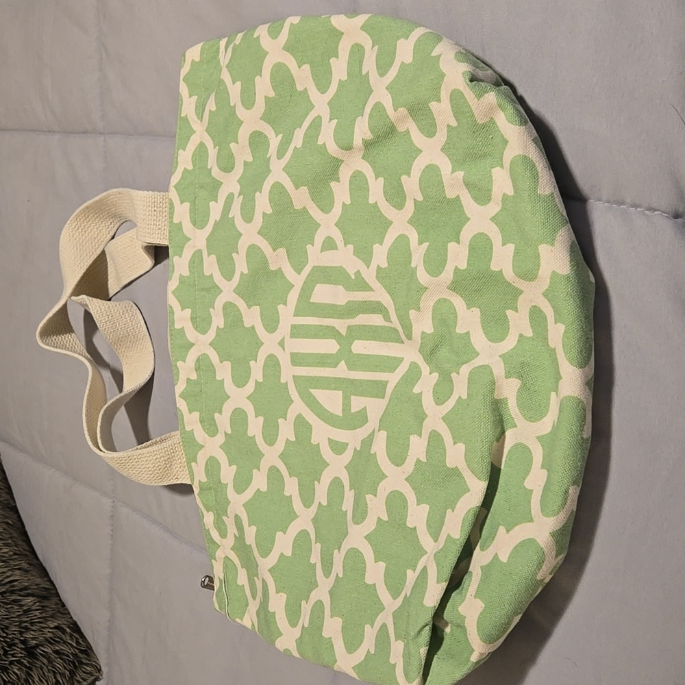 Alpha Chi Omega Patterned Tote Bag